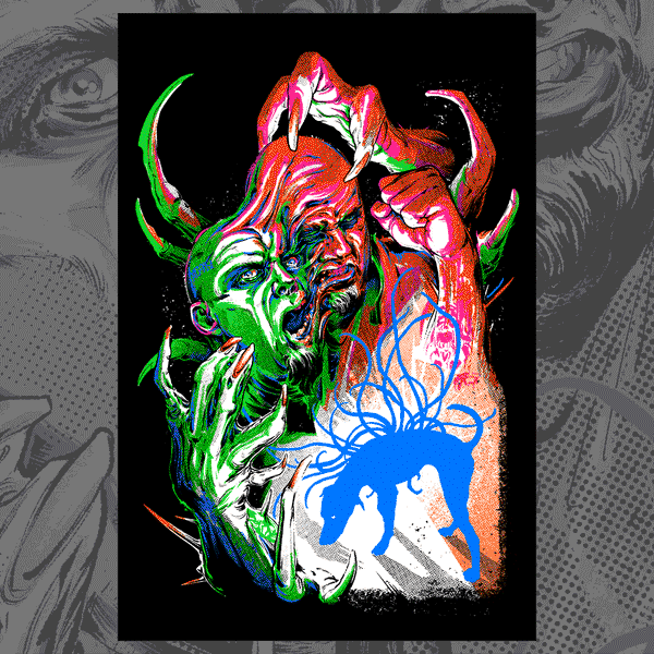 Housecore: Vault Of Housecore No.3 "The Thing" Blacklight Poster