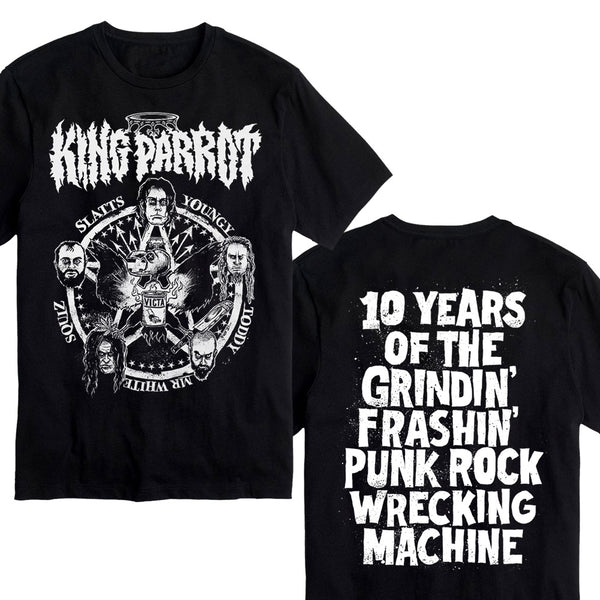 King Parrot: "10 Years" T-Shirt