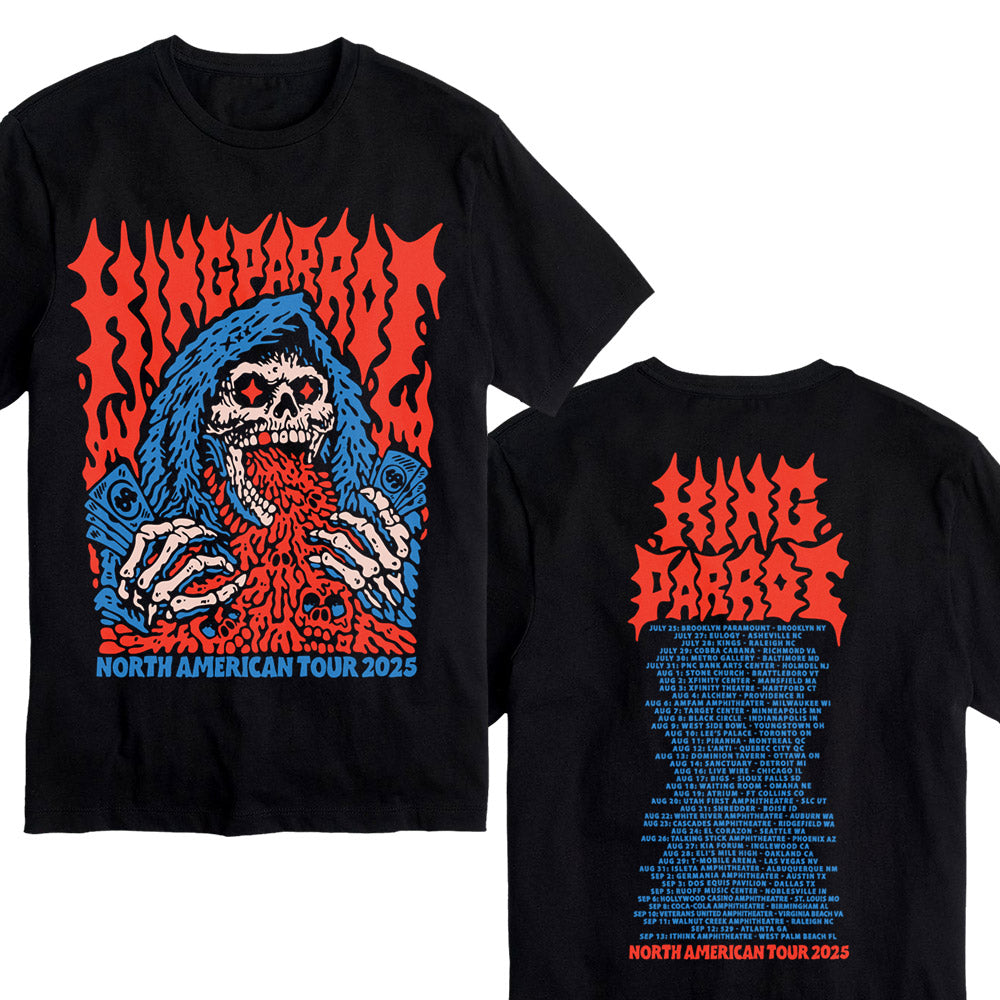 King Parrot North America Summer Tour T-Shirt | Housecore Records