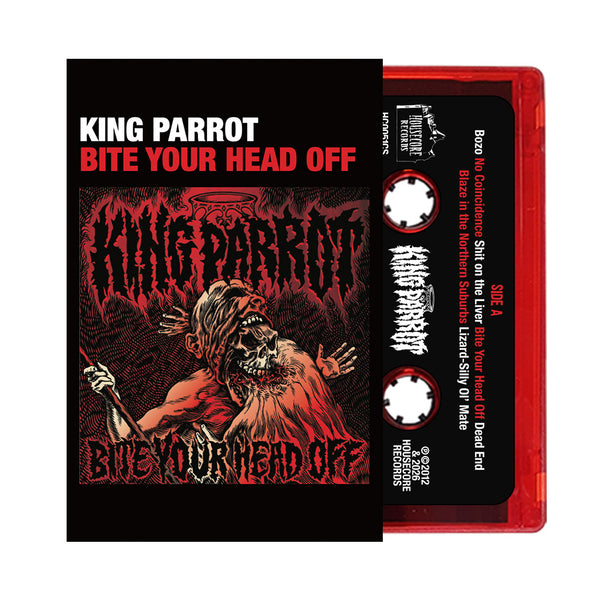 King Parrot: 14th Anniversary "Bite Your Head Off" Cassette ***PRE-ORDER***