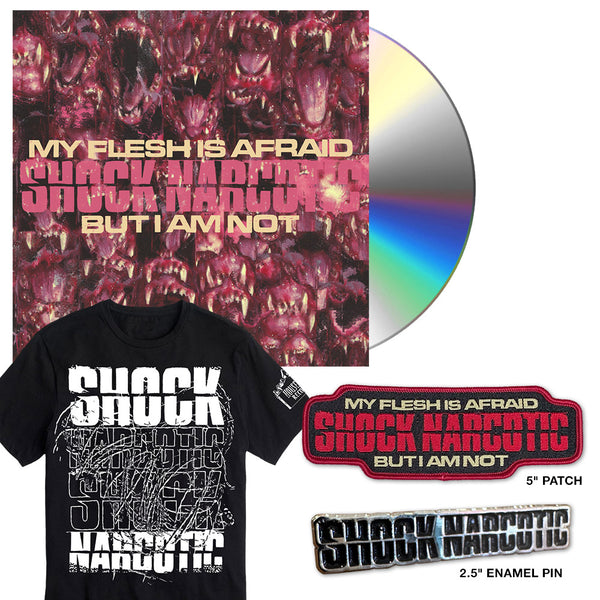 SHOCK NARCOTIC: "My Flesh Is Afraid But I Am Not" CD Bundle