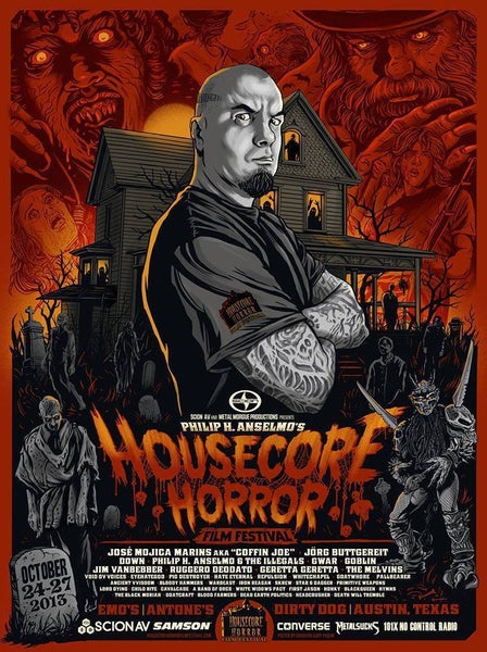 Housecore Horror: Limited Edition 2013 Horror Fest Poster
