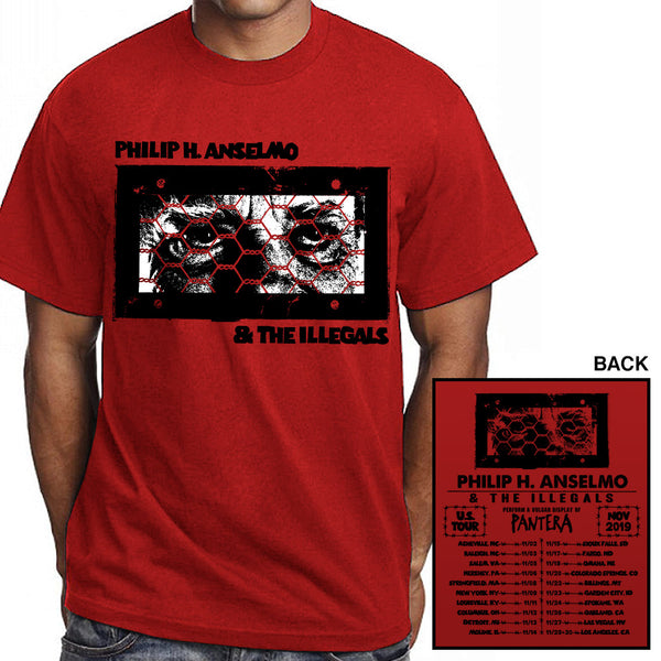 Illegals: 2019 Tour Red T-Shirt - On Sale!