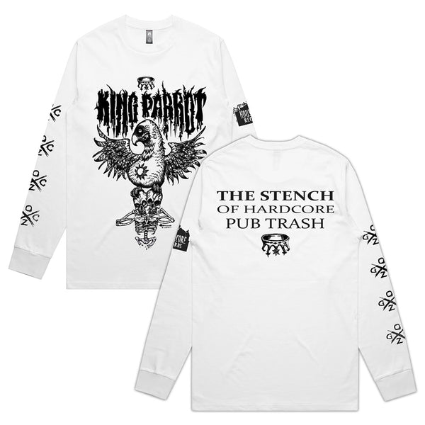 King Parrot: "The Stench of Hardcore Pub Trash" Long Sleeve Shirt