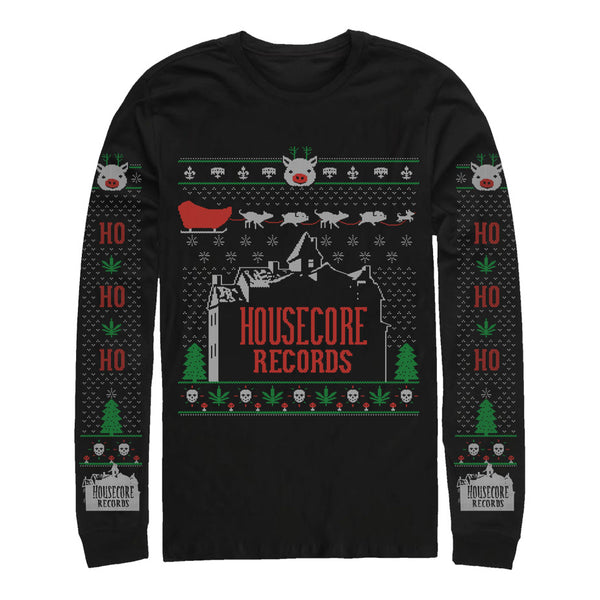 Housecore: "Ugly Holiday Sweater" Long Sleeve Shirt