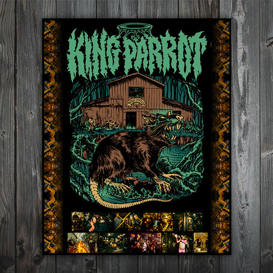 King Parrot: "Dead Set - Like A Rat Poster" Poster